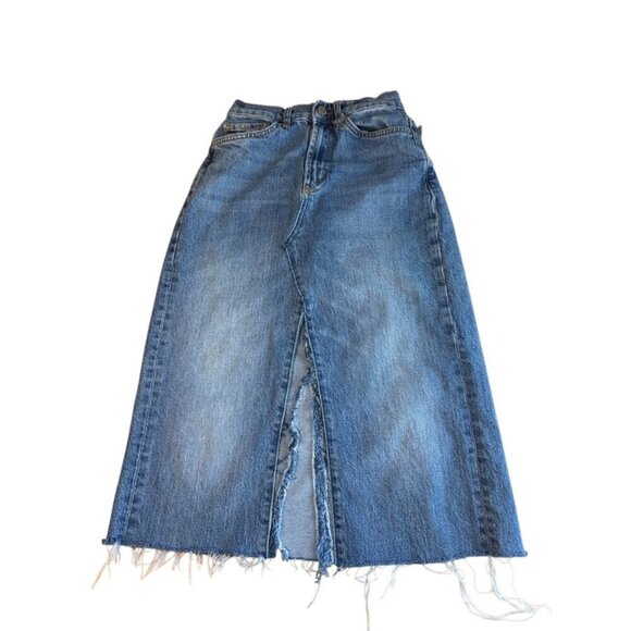 BDG denim star midi skirt size 25 - Picture 4 of 4